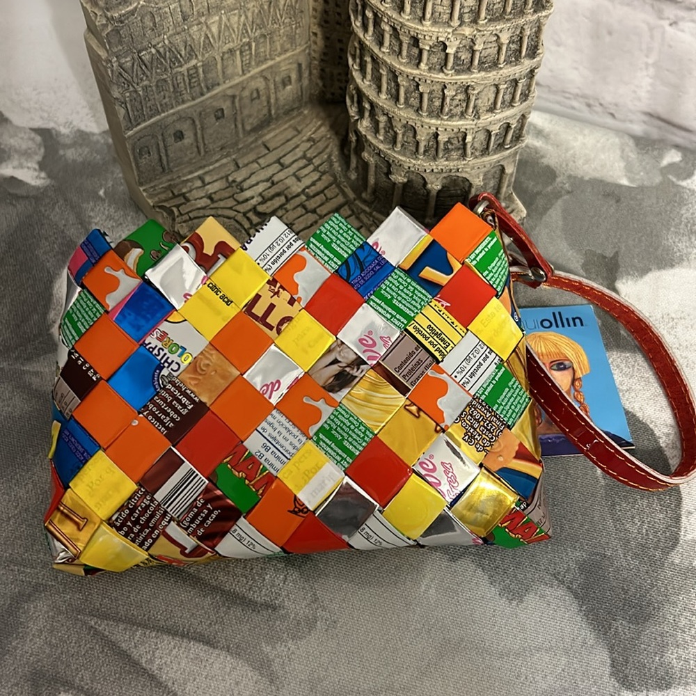 NWT- Nahui Ollin Candy Wrapper Wristlet